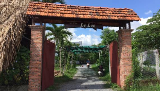 Cổng vào vườn sinh thái Lê Lộc (Ảnh Collection)
