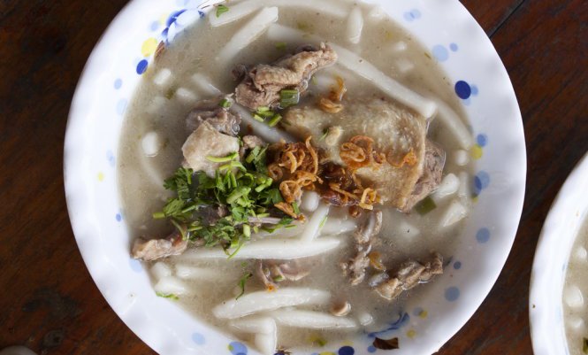 Món bánh canh xắt thịt vịt (Ảnh: Collection)