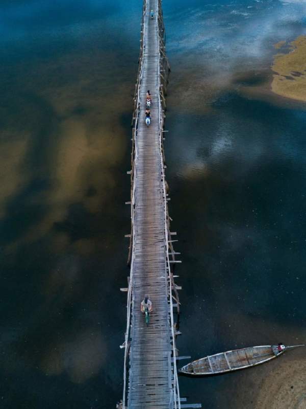 Cầu gỗ Ông Cọp Phú Yên. Hình: Cao Kỳ Nhân