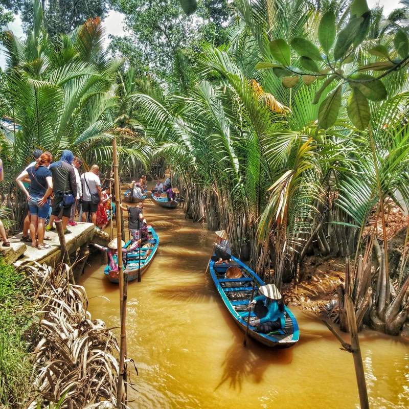 Fun activities at Con Phung Ben Tre (Photo: Collection)