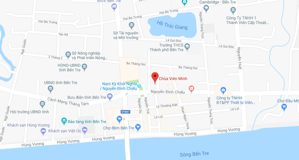 Địa chỉ chùa Viên Minh trên bản đồ