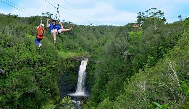 Banish stress with a heart-pounding 3km waterfall slide at Hoa Phu Thanh Waterfall, Da Nang.